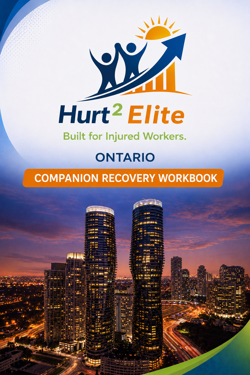 Cover of the Ontario MVA Companion Guide by Hurt Square, an Ontario car accident claim and recovery guide.