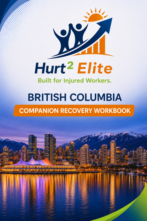 Cover of the British Columbia MVA Companion Guide by Hurt Square, an ICBC Enhanced Care claim and recovery guide.