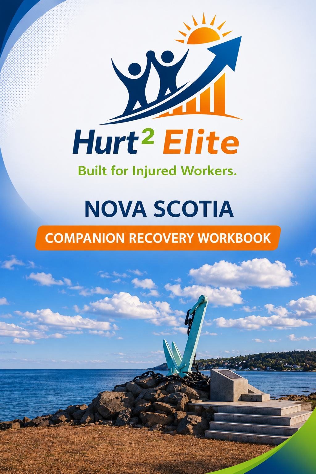 Cover of the Nova Scotia MVA Companion Guide by Hurt Square, a Nova Scotia car accident claim and recovery guide.