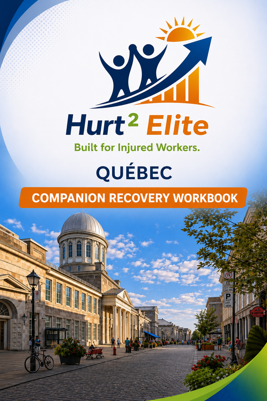 Cover of the Quebec MVA Companion Guide by Hurt Square, a SAAQ car accident claim and recovery guide.