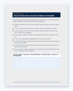 Inside the National Commercial Truckers Guide by Hurt Square: the Hours-of-Service and ELD Evidence Checklist.