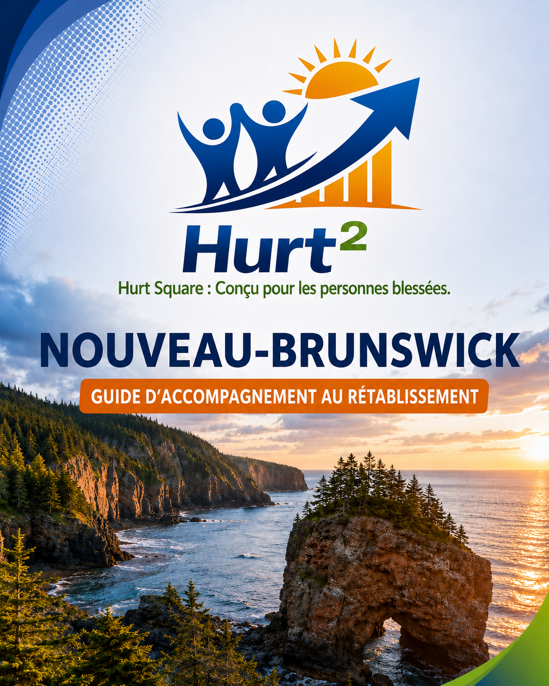 Couverture du Guide d'accompagnement au rétablissement, édition du Nouveau-Brunswick, Hurt Square