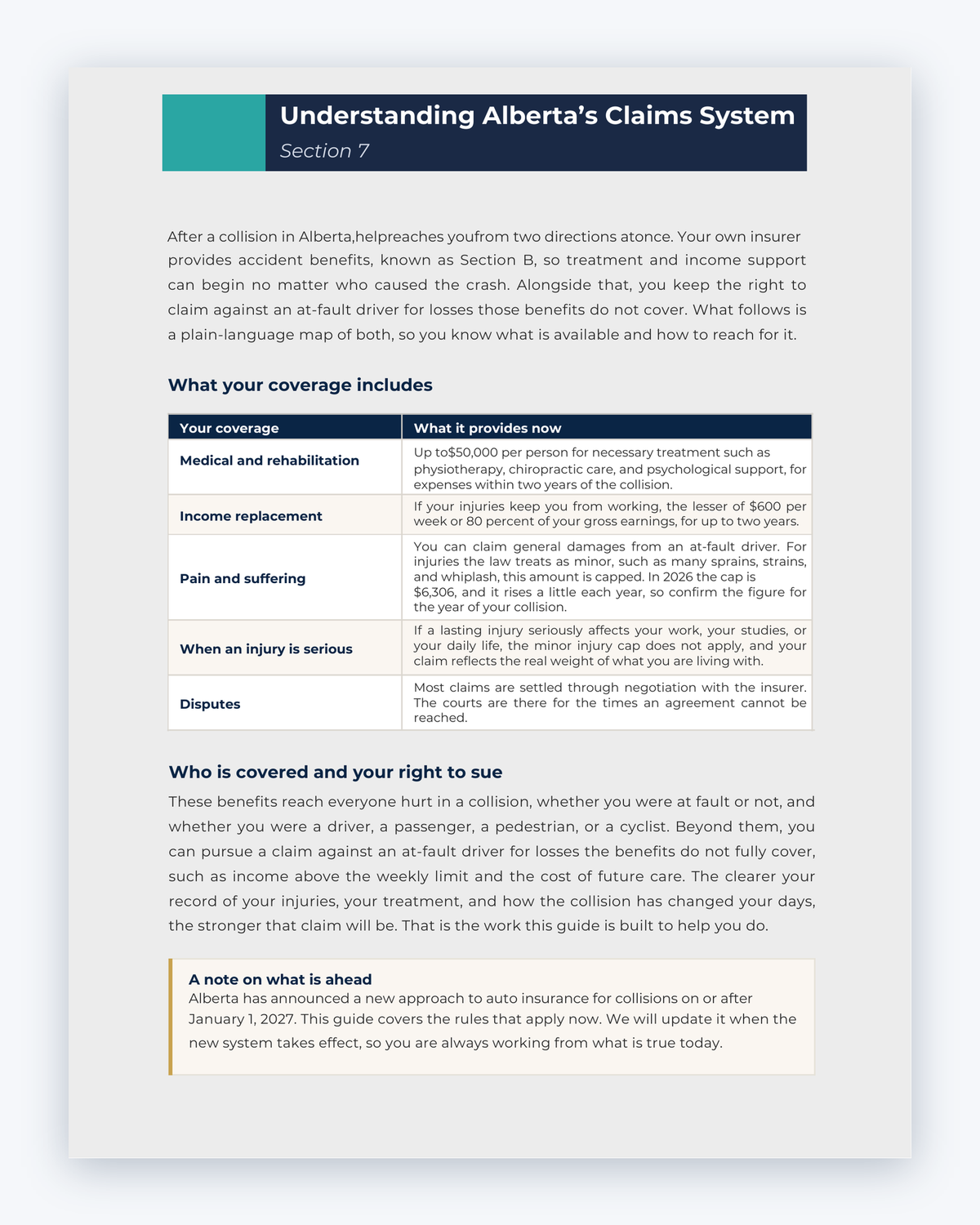 Inside the Alberta MVA Companion Guide by Hurt Square: Understanding Alberta’s Claims System, plain-language guidance written for your province.