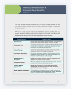 Inside the Manitoba MVA Companion Guide by Hurt Square: Medical, Rehabilitation and Personal Care Benefits, a plain-language guide to the benefits you may claim.