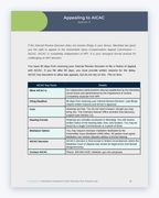 Inside the Manitoba MVA Companion Guide by Hurt Square: Appealing to AICAC, how to ask for a review when you disagree with a decision.