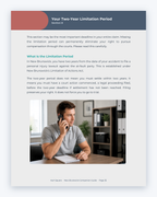 Inside the New Brunswick MVA Companion Guide by Hurt Square: Your Two-Year Limitation Period, the dates and deadlines to keep track of.