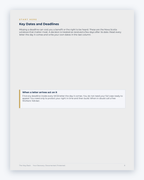 Inside the Nova Scotia Workplace Injury Companion Guide by Hurt Square: Key Dates and Deadlines, the dates and deadlines to keep track of.