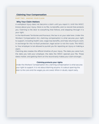 Inside the Nunavut Workplace Injury Companion Guide by Hurt Square: Claiming Your Compensation, a plain-language guide to the benefits you may claim.