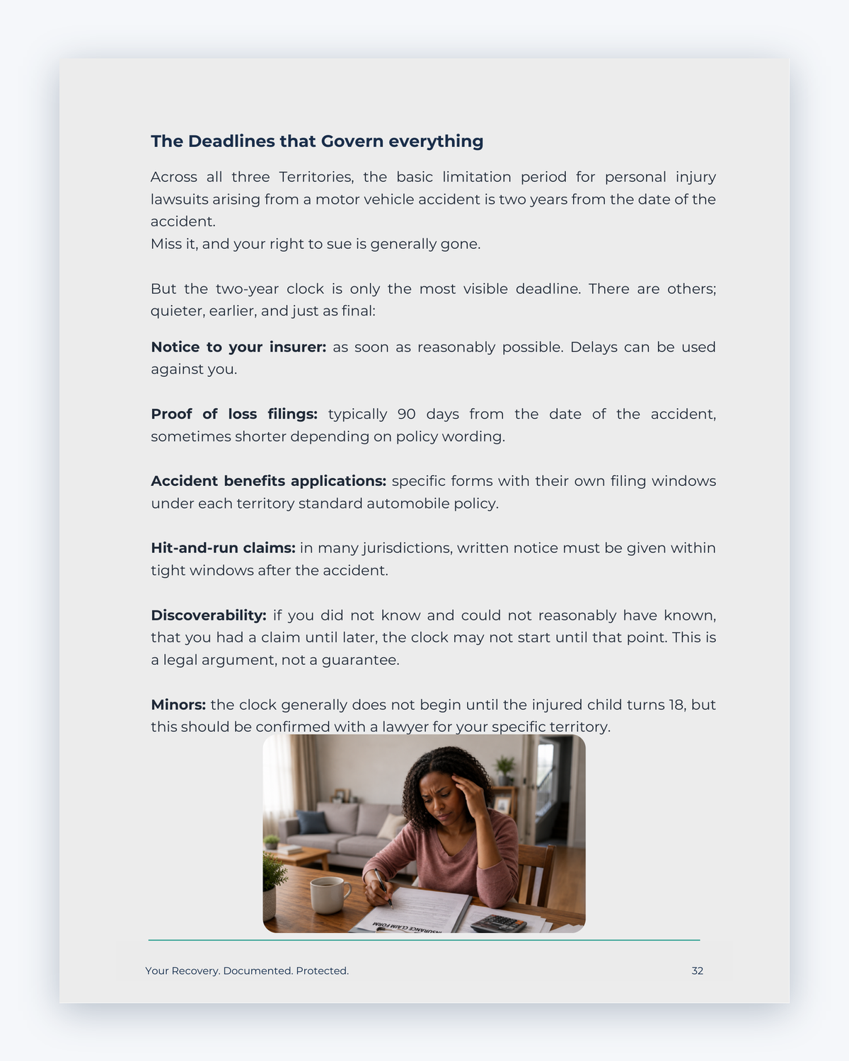 Inside the Territories MVA Companion Guide by Hurt Square: The Deadlines That Govern Everything, the dates and deadlines to keep track of.