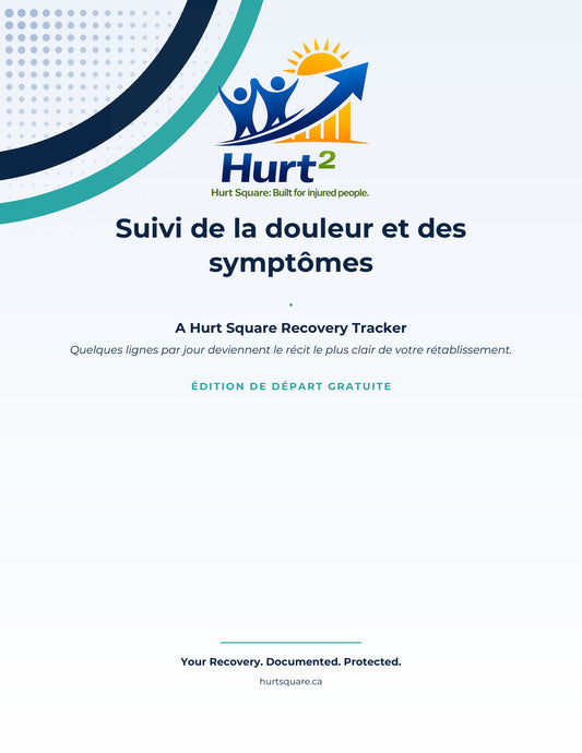 Carnet de suivi de la douleur et des symptômes : édition de départ gratuite