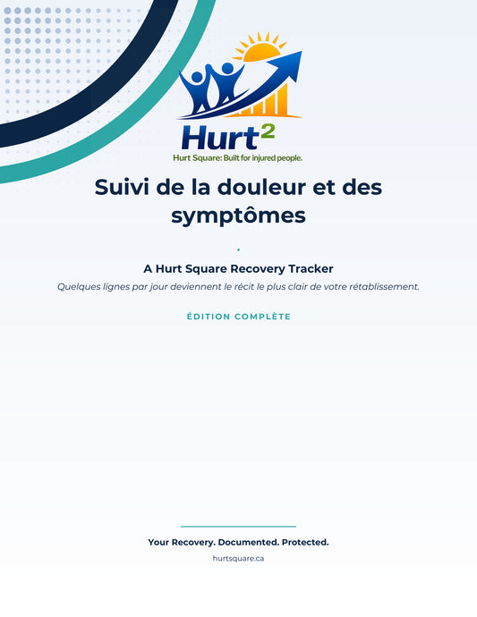 Carnet de suivi de la douleur et des symptômes : édition complète